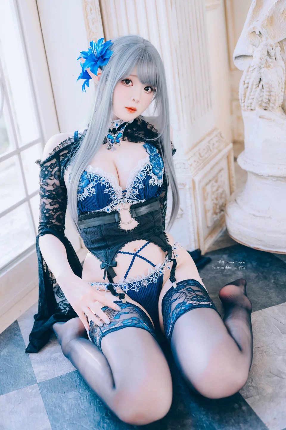 霜月shimo - No.151 Original Dark Elf [16P-45MB] tg@simisebaisi 【丝足阁】008.webp